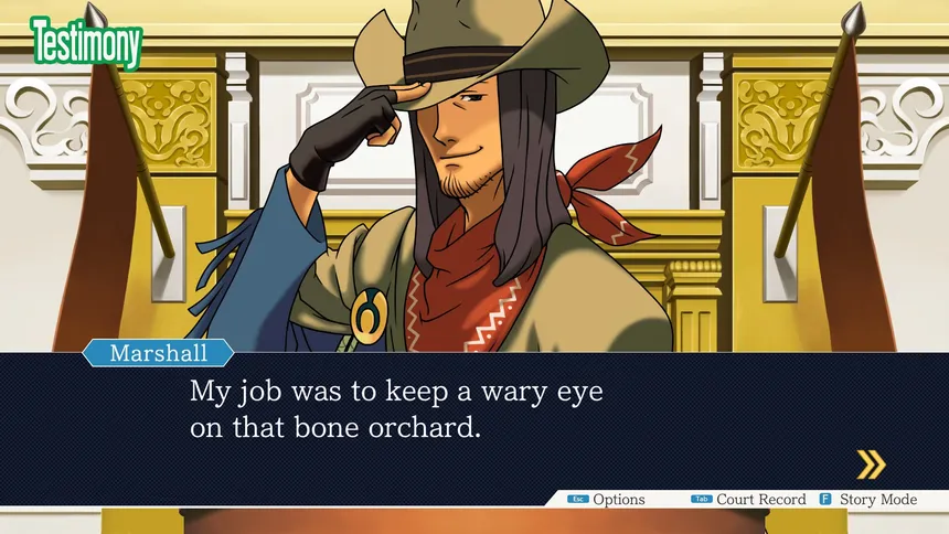 Скриншот 2 к игре Phoenix Wright: Ace Attorney Trilogy