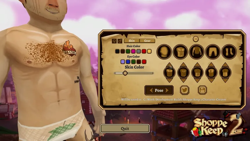 Скриншот 2 к игре Shoppe Keep 2 Character Creator Preview