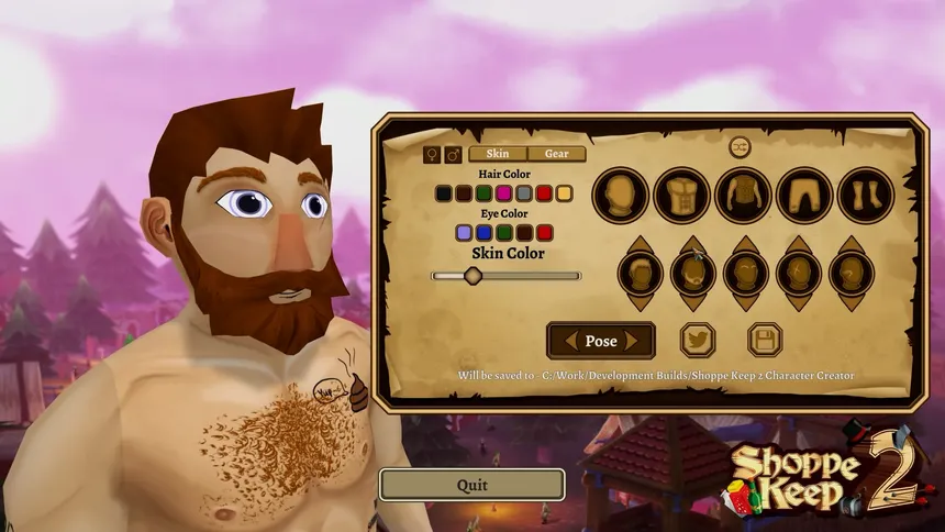 Скриншот 4 к игре Shoppe Keep 2 Character Creator Preview