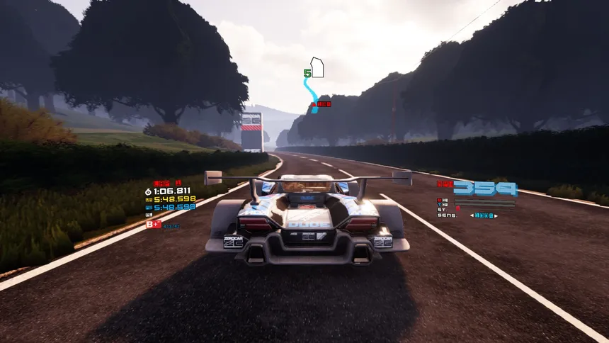 Скриншот 2 к игре ZEROCAR: Future Motorsport