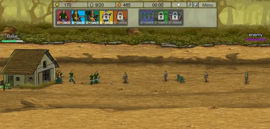 Скриншот 2 к игре Zombie Clicker Defense