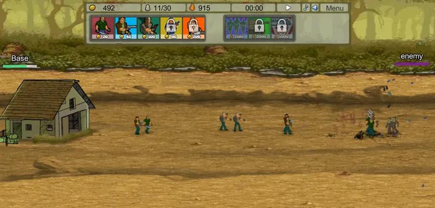 Скриншот 3 к игре Zombie Clicker Defense