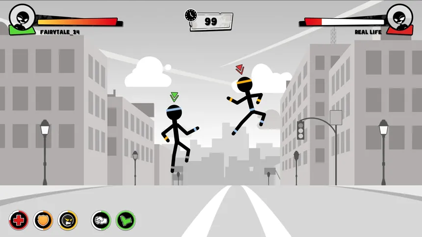 Скриншот 1 к игре Stickman Fighting