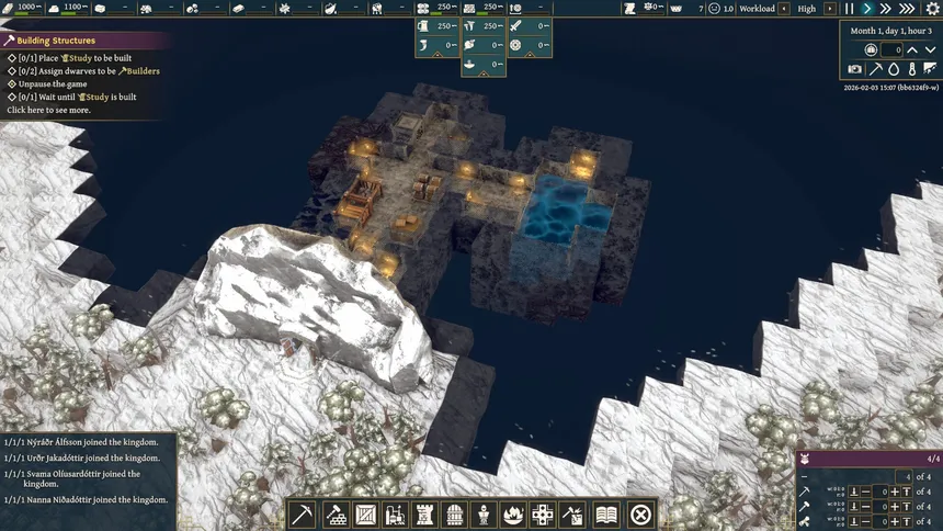 Скриншот 2 к игре King of the Dwarves: Underground City Builder