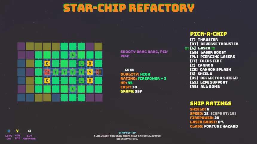 Скриншот 1 к игре Star-Pit Starship