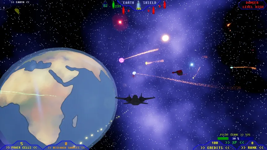 Скриншот 1 к игре Asteroid Defender!