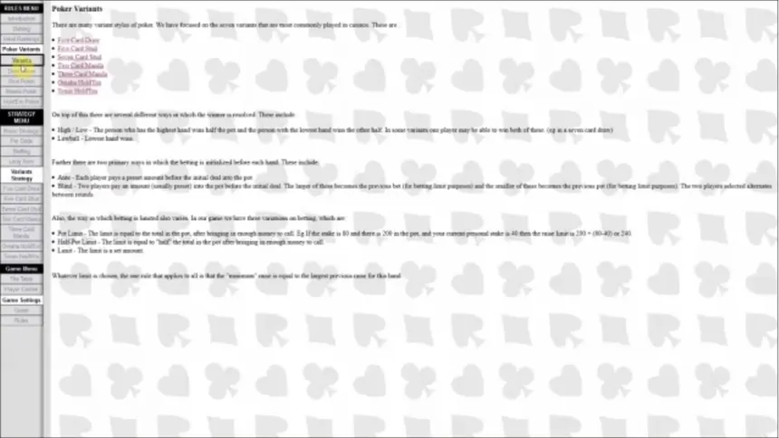 Скриншот 3 к игре Casino Poker