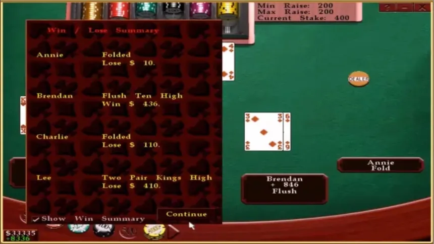 Скриншот 7 к игре Casino Poker