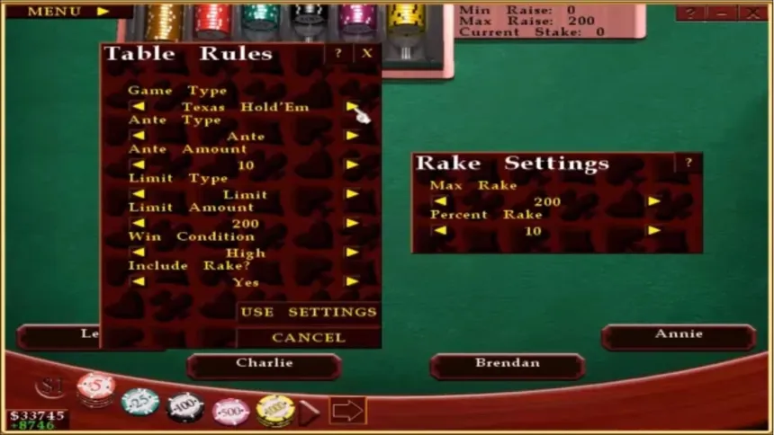 Скриншот 8 к игре Casino Poker