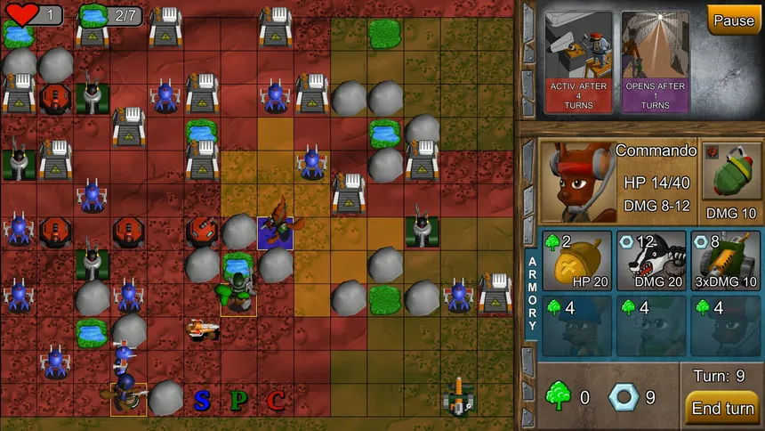 Скриншот 1 к игре Army of Squirrels