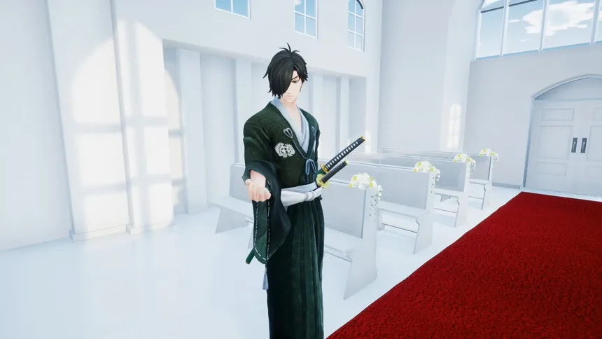 Скриншот 1 к игре 挙式VR 伊達政宗 編 Wedding VR : Masamune