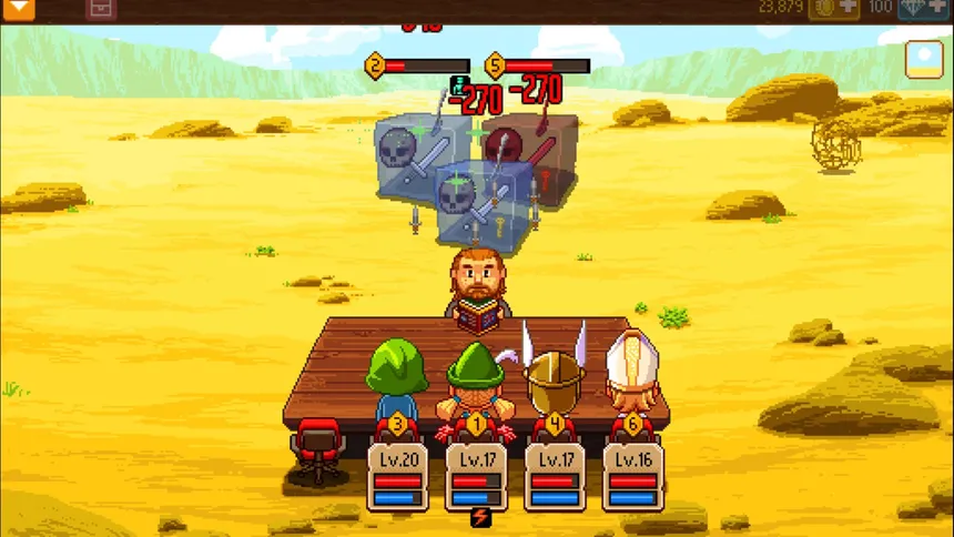 Скриншот 1 к игре Knights of Pen and Paper 2: Free Edition