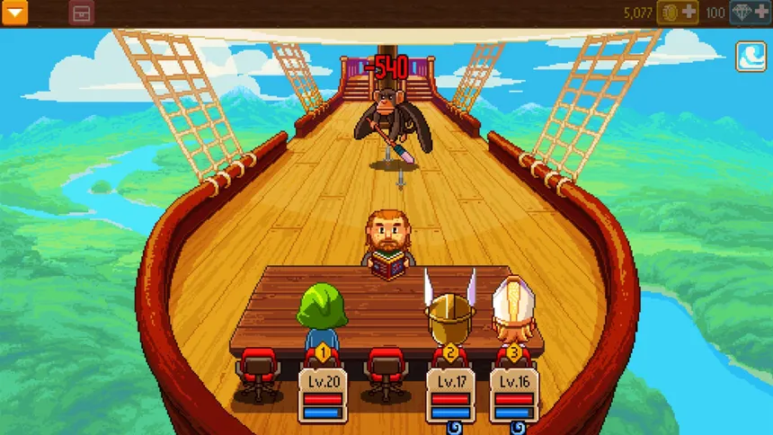 Скриншот 6 к игре Knights of Pen and Paper 2: Free Edition