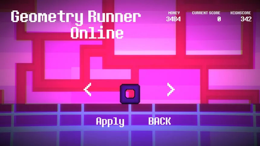 Скриншот 4 к игре Geometry Runner Online