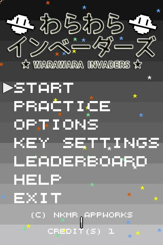 Скриншот 1 к игре Warawara Invaders