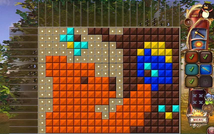 Скриншот 1 к игре Fantasy Mosaics 19: Edge of the World
