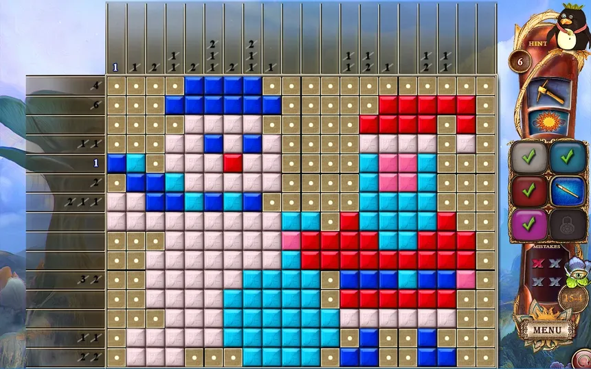 Скриншот 2 к игре Fantasy Mosaics 19: Edge of the World