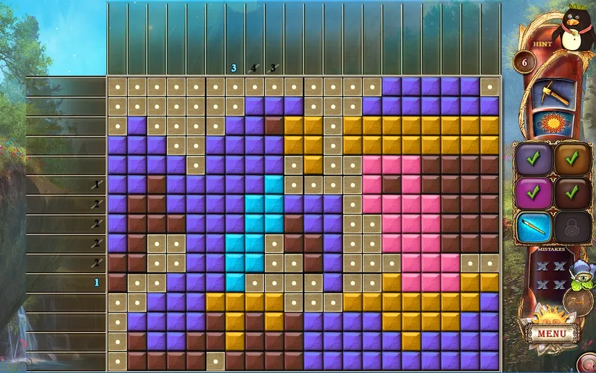 Скриншот 3 к игре Fantasy Mosaics 19: Edge of the World