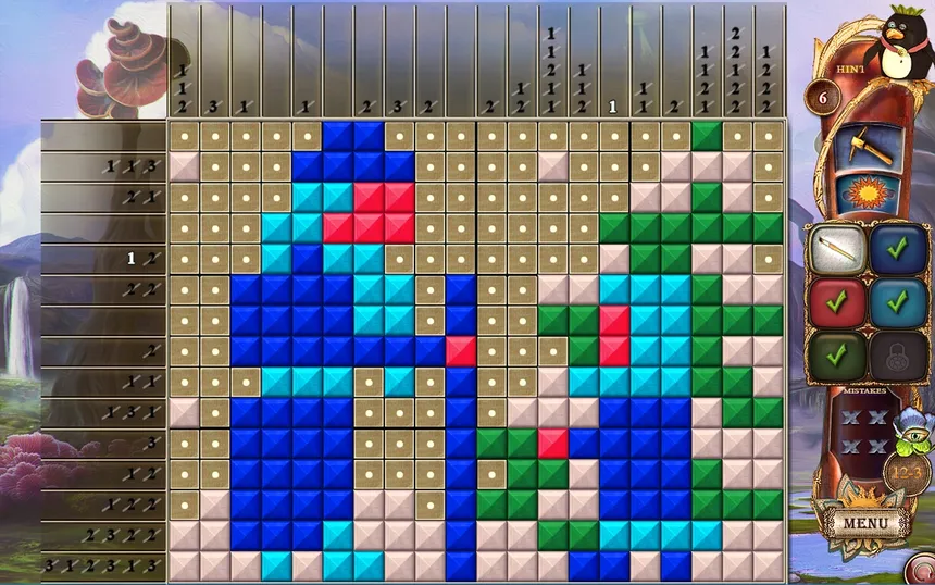 Скриншот 5 к игре Fantasy Mosaics 19: Edge of the World