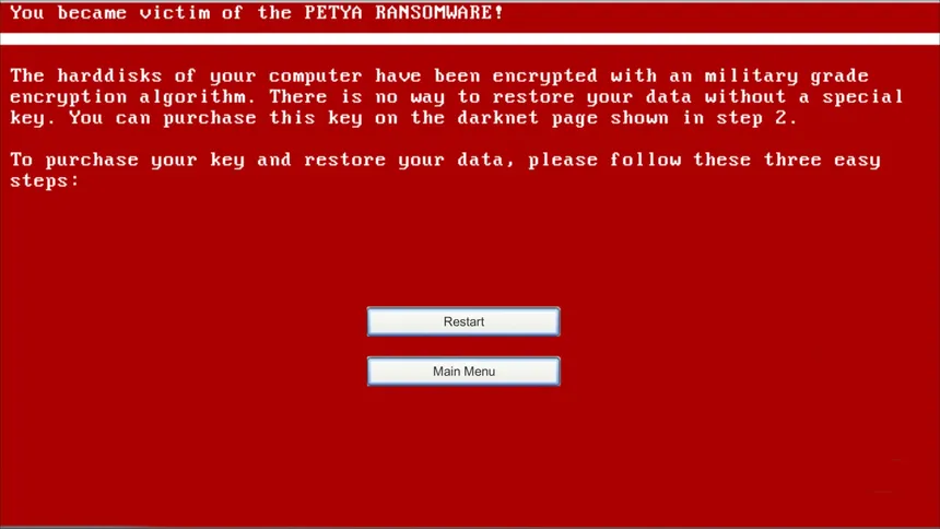 Скриншот 5 к игре Virus Petya