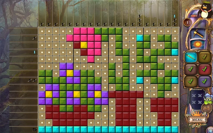 Скриншот 1 к игре Fantasy Mosaics 20: Castle of Puzzles