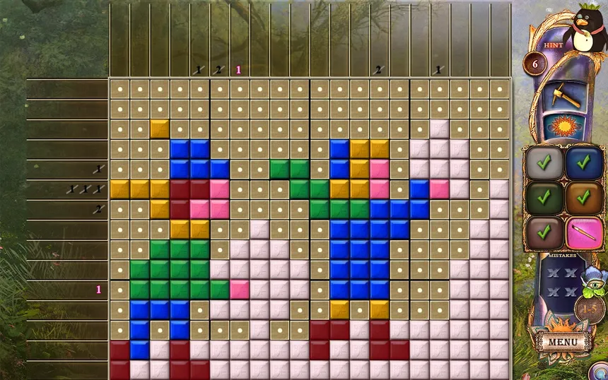 Скриншот 2 к игре Fantasy Mosaics 20: Castle of Puzzles