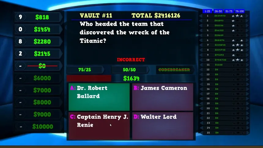 Скриншот 2 к игре Trivia Vault: Mixed Trivia 2