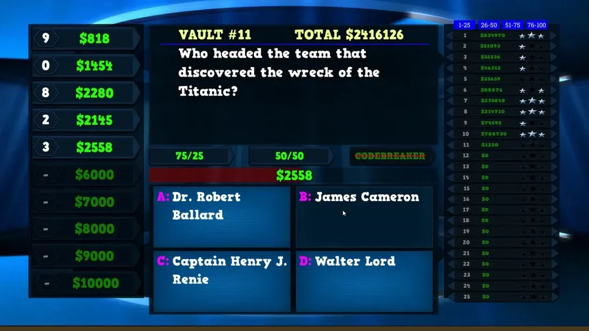 Скриншот 4 к игре Trivia Vault: Mixed Trivia 2