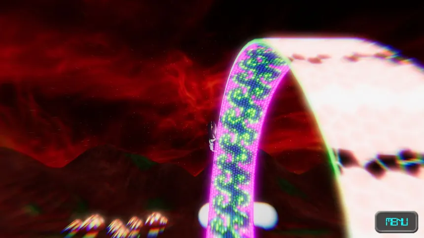Скриншот 4 к игре Neon Spaceboard
