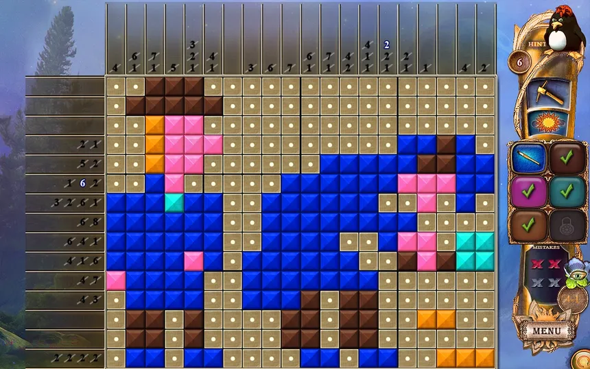 Скриншот 1 к игре Fantasy Mosaics 21: On the Movie Set