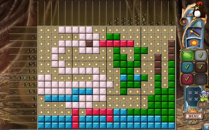 Скриншот 2 к игре Fantasy Mosaics 22: Summer Vacation