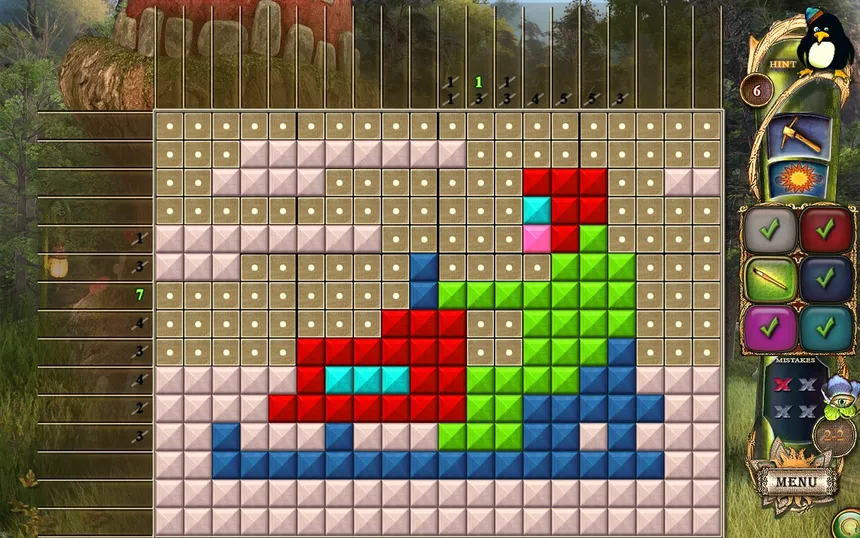 Скриншот 1 к игре Fantasy Mosaics 23: Magic Forest