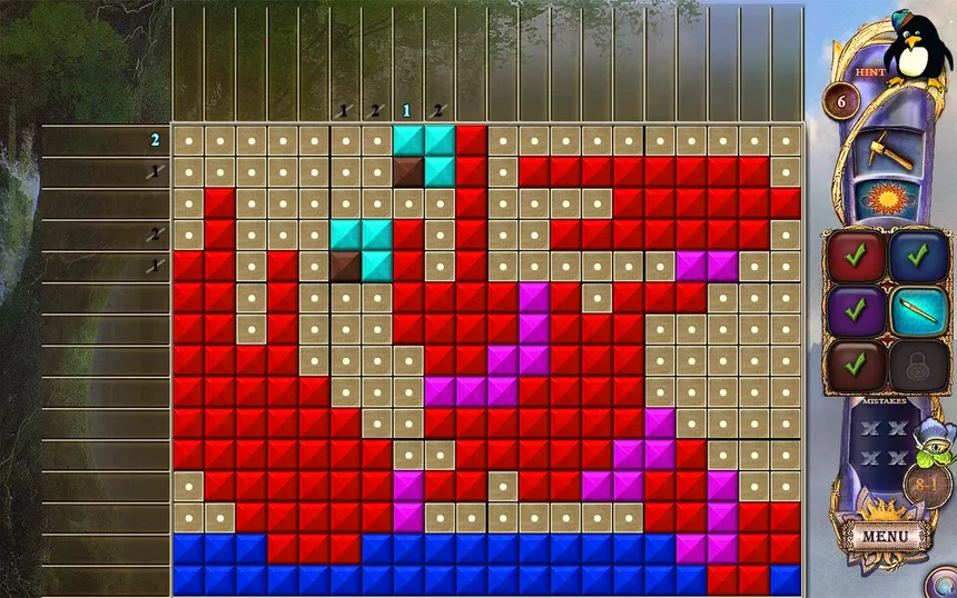 Скриншот 5 к игре Fantasy Mosaics 24: Deserted Island