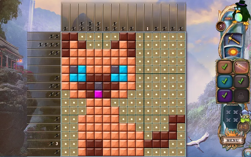 Скриншот 1 к игре Fantasy Mosaics 25: Wedding Ceremony