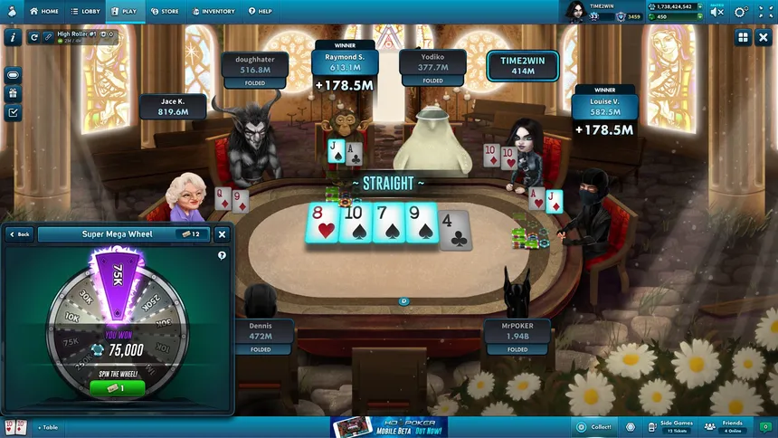 Скриншот 2 к игре HD Poker: Texas Hold'em