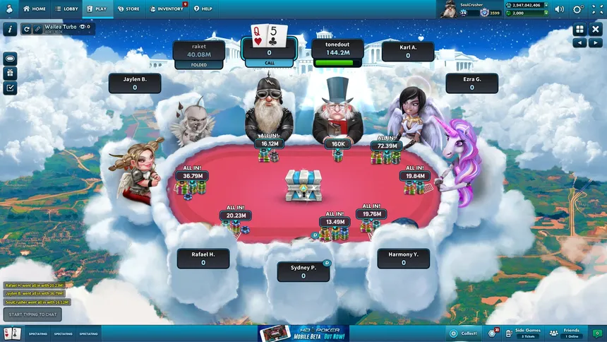 Скриншот 5 к игре HD Poker: Texas Hold'em