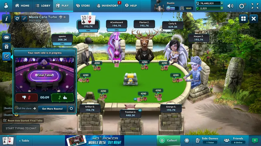 Скриншот 6 к игре HD Poker: Texas Hold'em