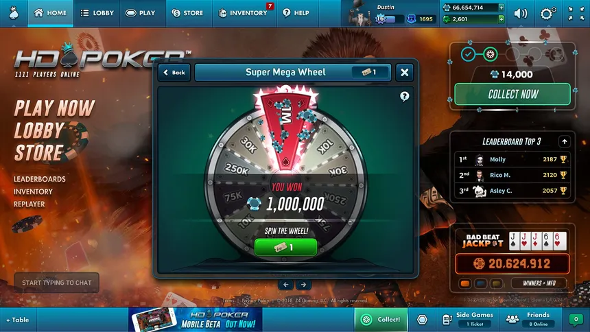 Скриншот 8 к игре HD Poker: Texas Hold'em
