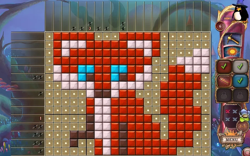Скриншот 1 к игре Fantasy Mosaics 26: Fairytale Garden