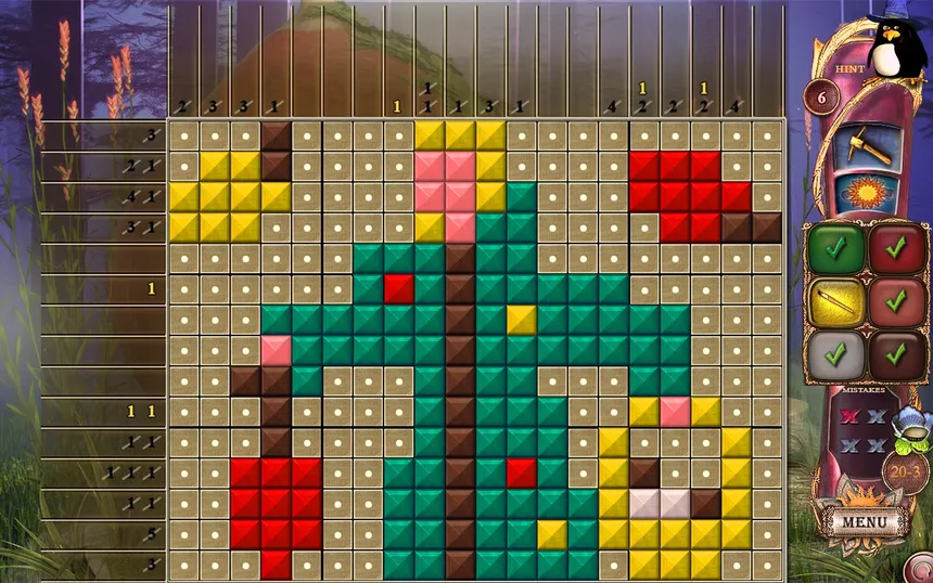 Скриншот 2 к игре Fantasy Mosaics 26: Fairytale Garden