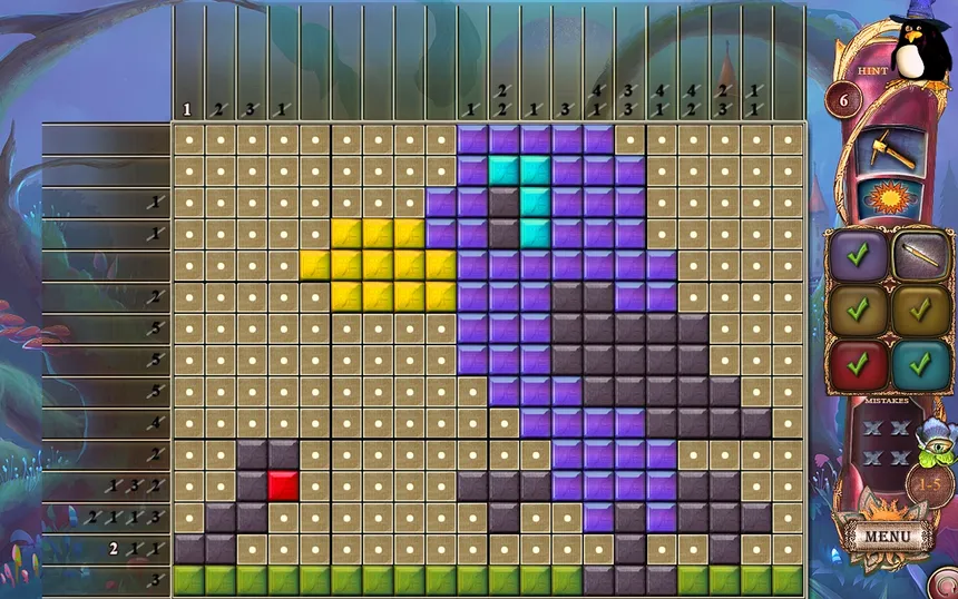 Скриншот 4 к игре Fantasy Mosaics 26: Fairytale Garden