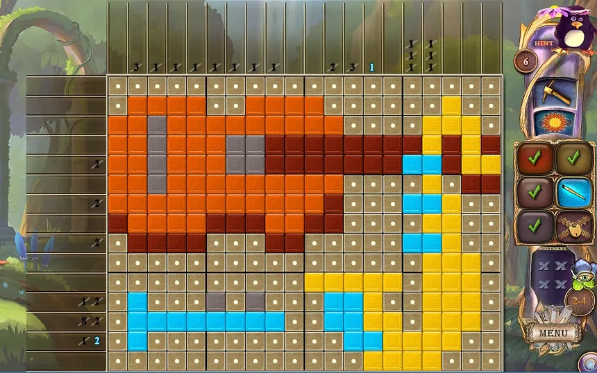 Скриншот 2 к игре Fantasy Mosaics 27: Secret Colors