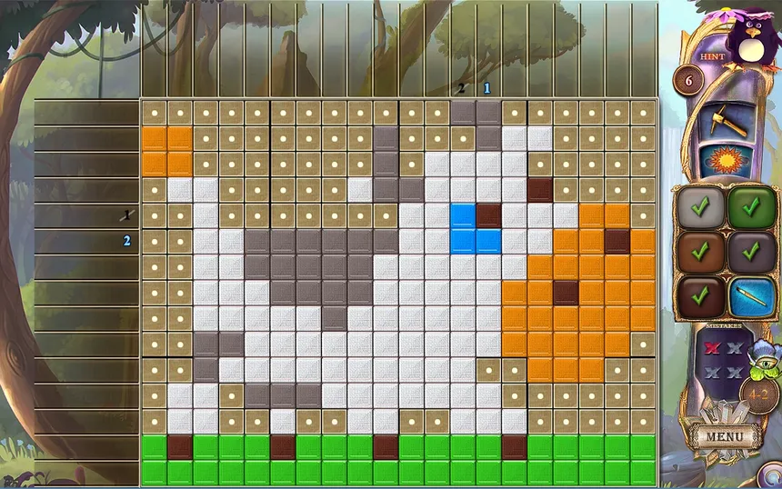 Скриншот 3 к игре Fantasy Mosaics 27: Secret Colors