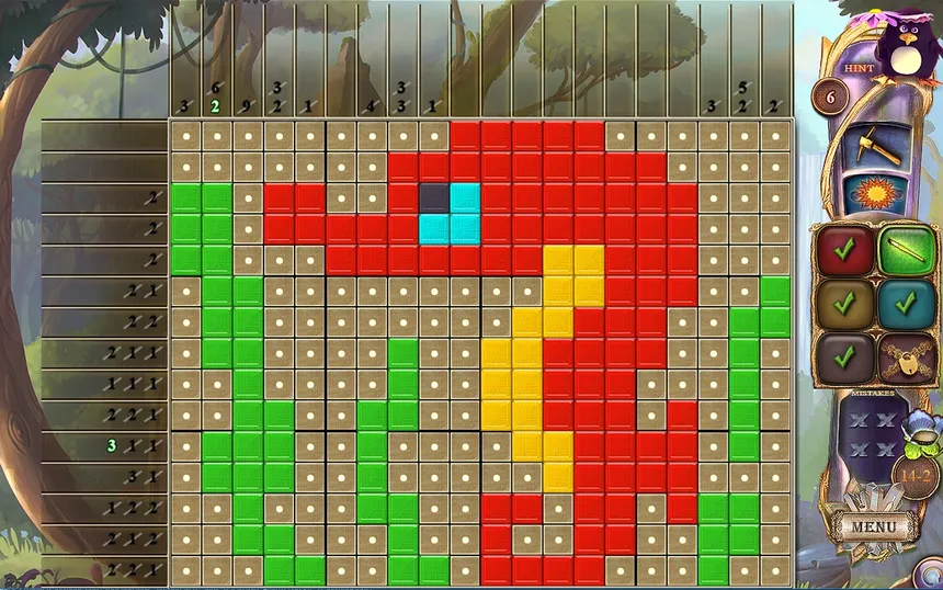 Скриншот 5 к игре Fantasy Mosaics 27: Secret Colors