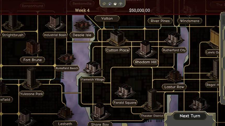 Скриншот 2 к игре The Commission: Organized Crime Grand Strategy