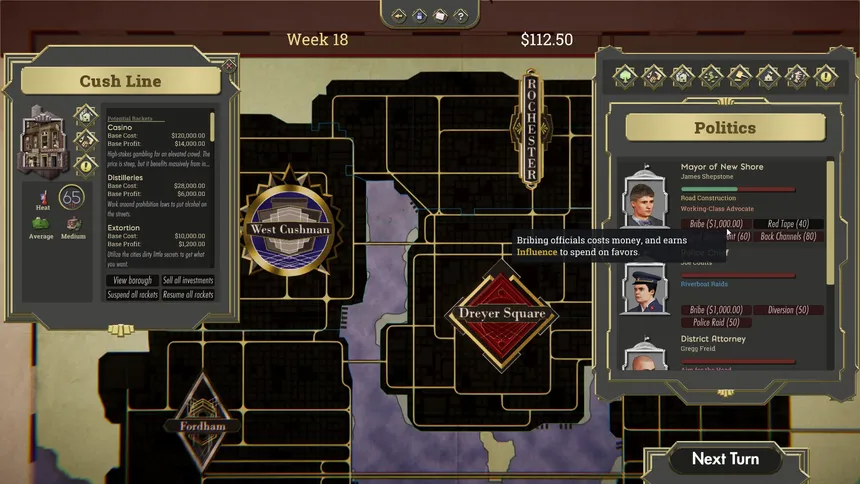 Скриншот 4 к игре The Commission: Organized Crime Grand Strategy
