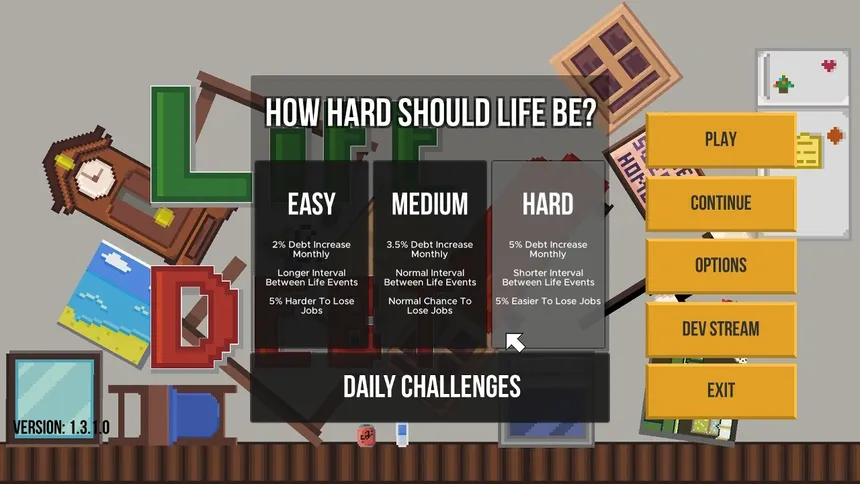 Скриншот 1 к игре Life and Debt: A Real Life Simulator