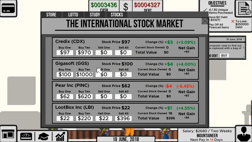 Скриншот 6 к игре Life and Debt: A Real Life Simulator