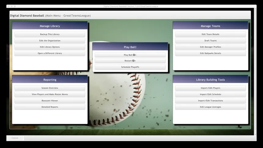 Скриншот 3 к игре Digital Diamond Baseball V7