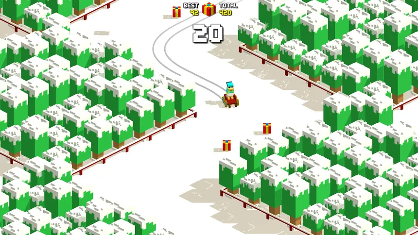Скриншот 1 к игре Christmas Race 2
